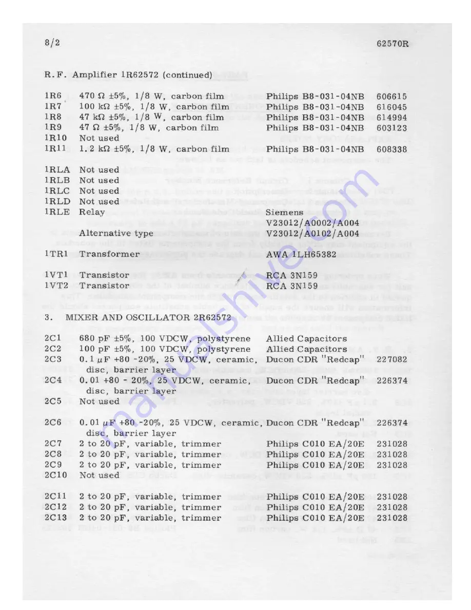 AWA Teleradio SS70 Скачать руководство пользователя страница 58