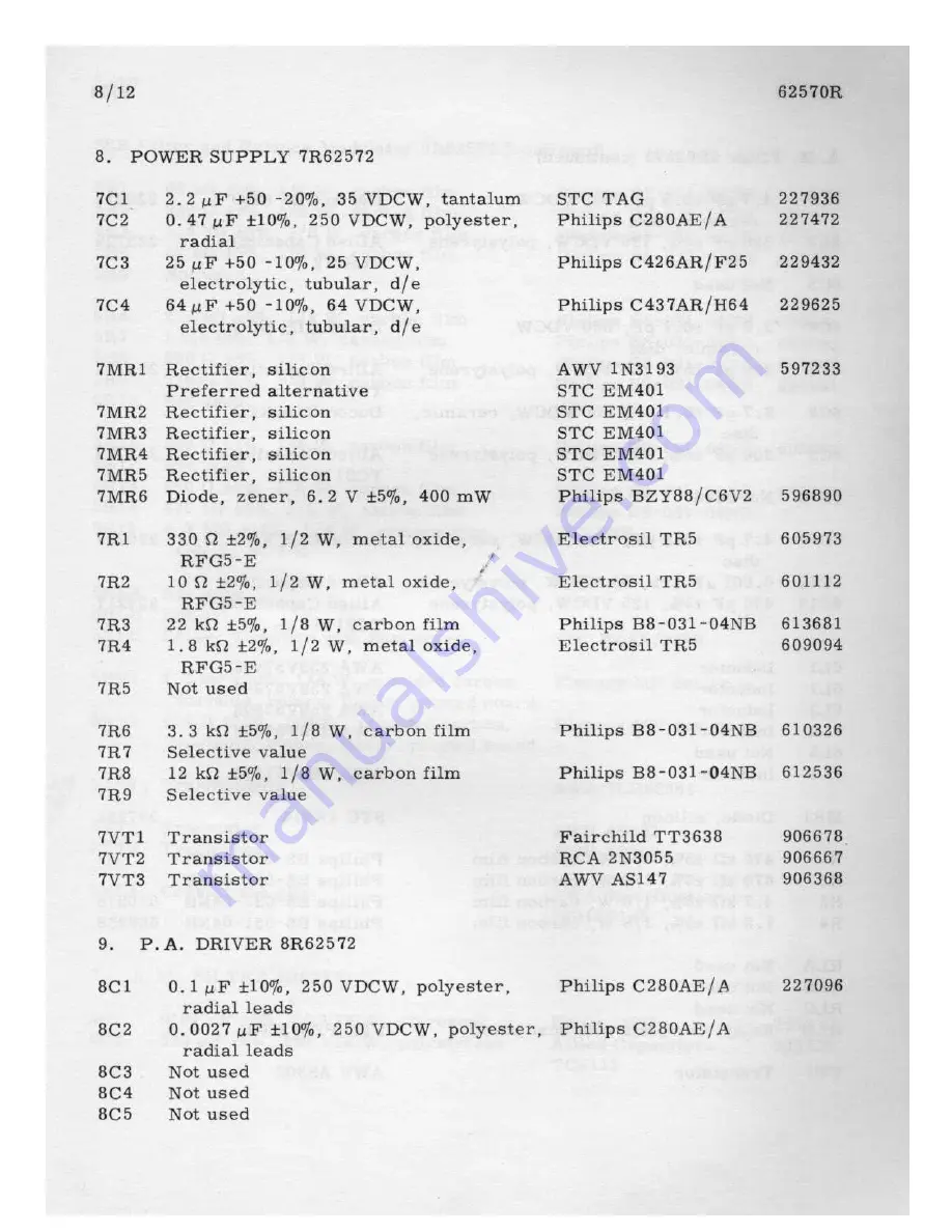 AWA Teleradio SS70 Скачать руководство пользователя страница 68