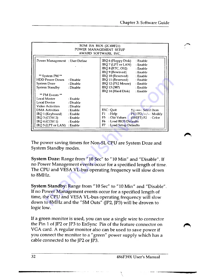 Award 486F39X User Manual Download Page 36