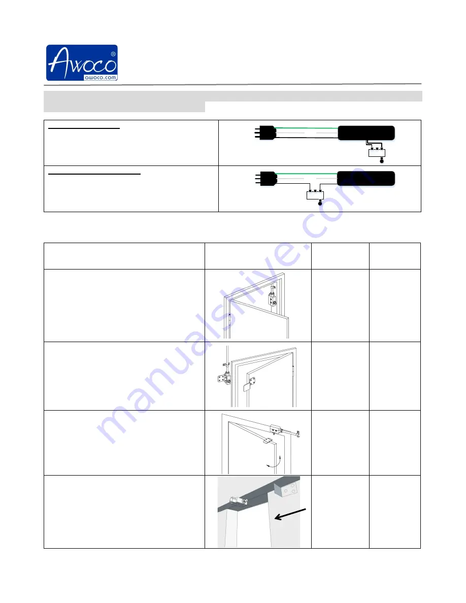 Awoco TZ-6001 Installation Manual Download Page 1