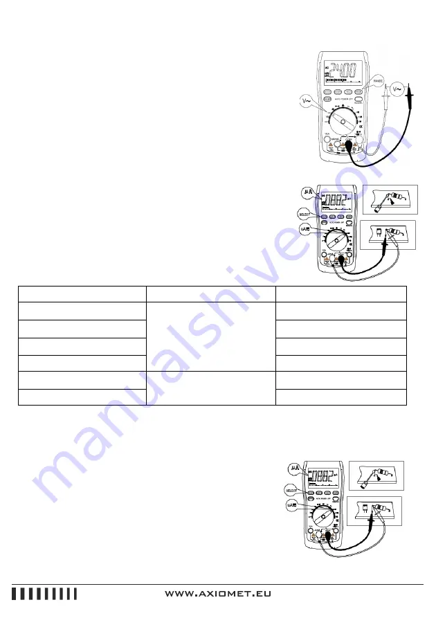 Axio MET AX-594 Instruction Manual Download Page 7