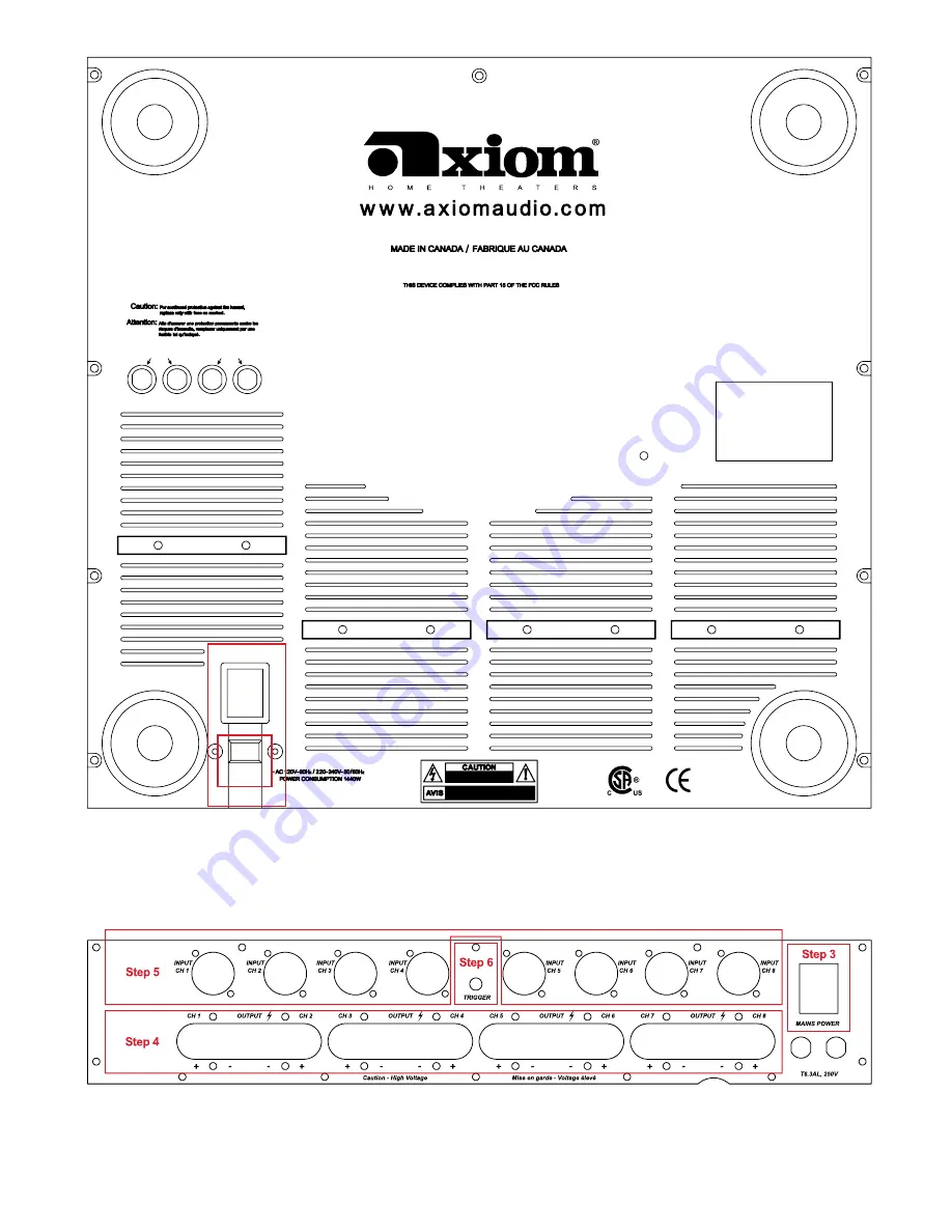 Axiom A1400-8 Скачать руководство пользователя страница 4