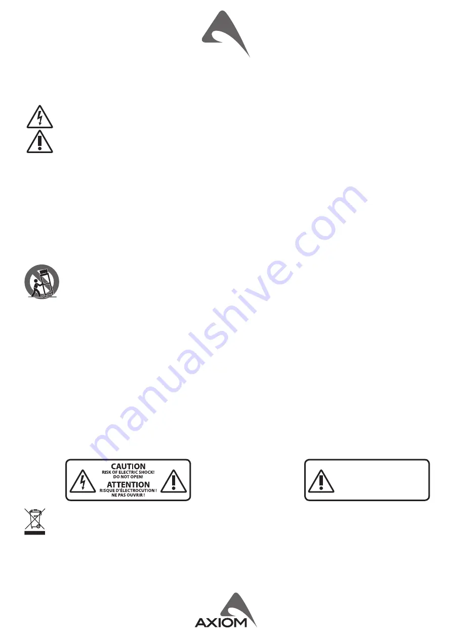 Axiom AX4CL User Manual Download Page 2