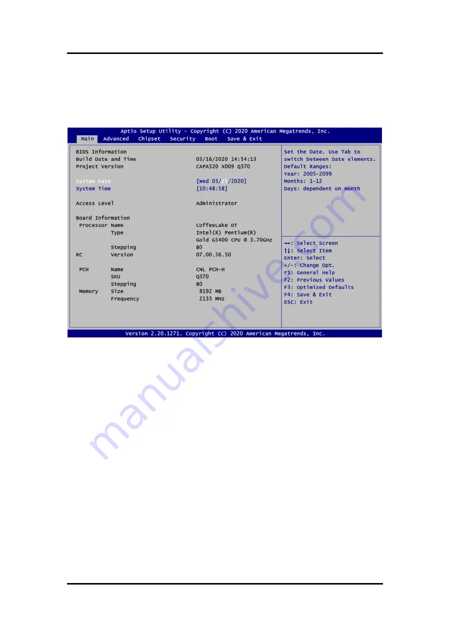 AXIOMTEK CAPA520 User Manual Download Page 43