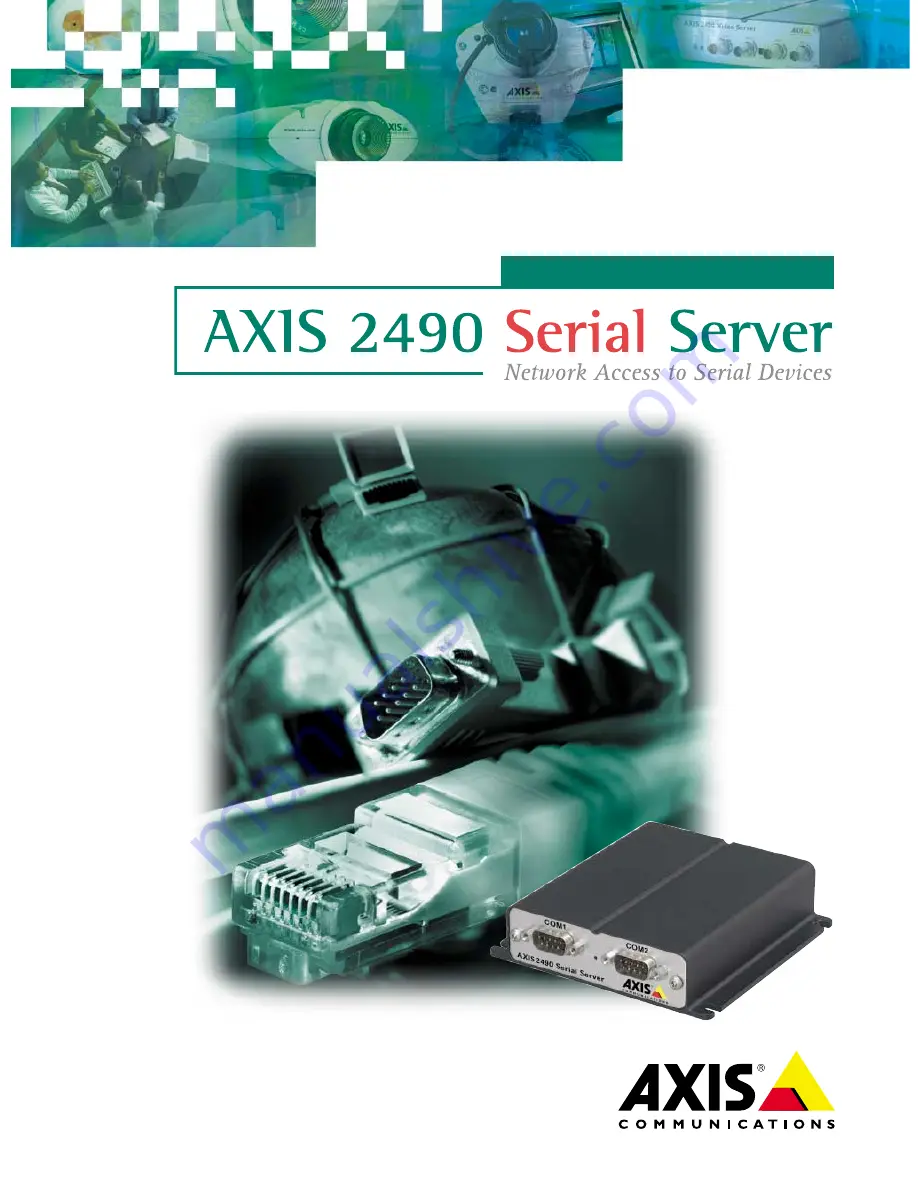 Axis 2490 User Manual Download Page 1