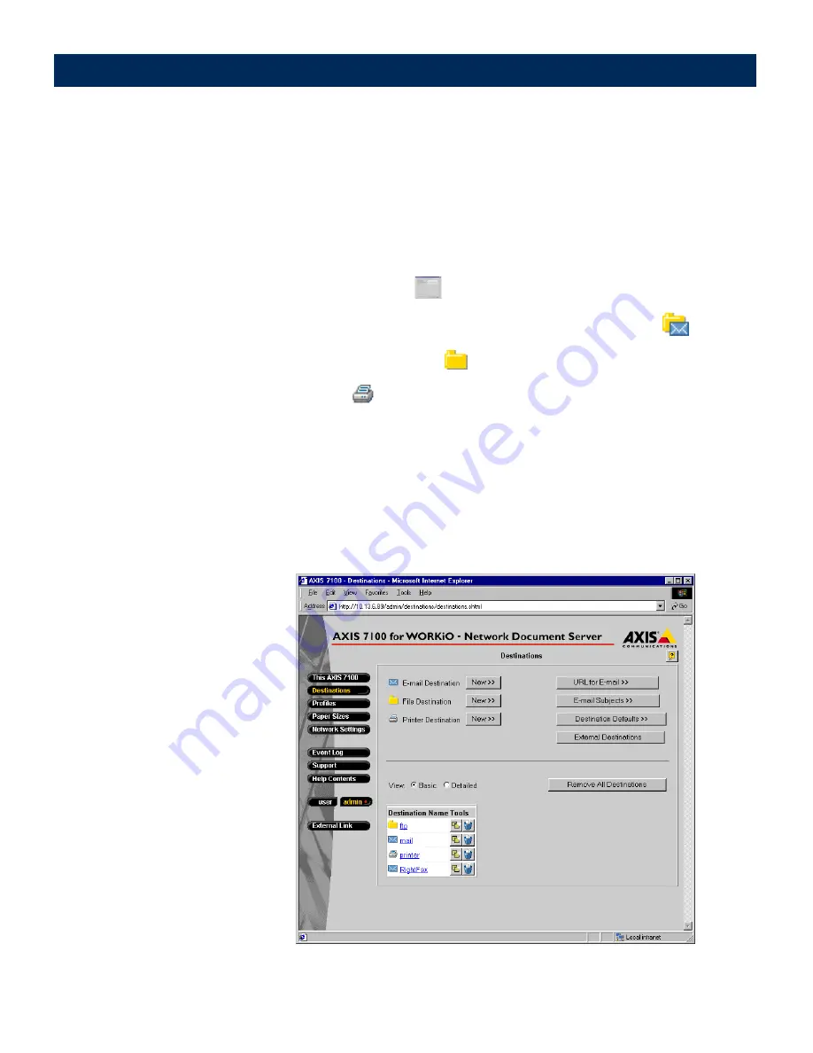 Axis 7100 User Manual Download Page 59