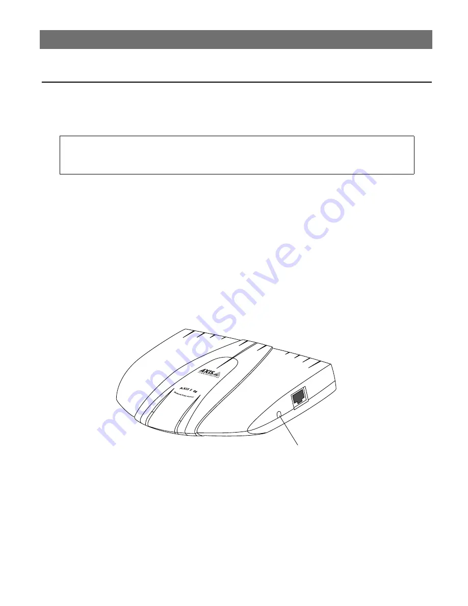 Axis AXIS 5900 Quick Installation Manual Download Page 22