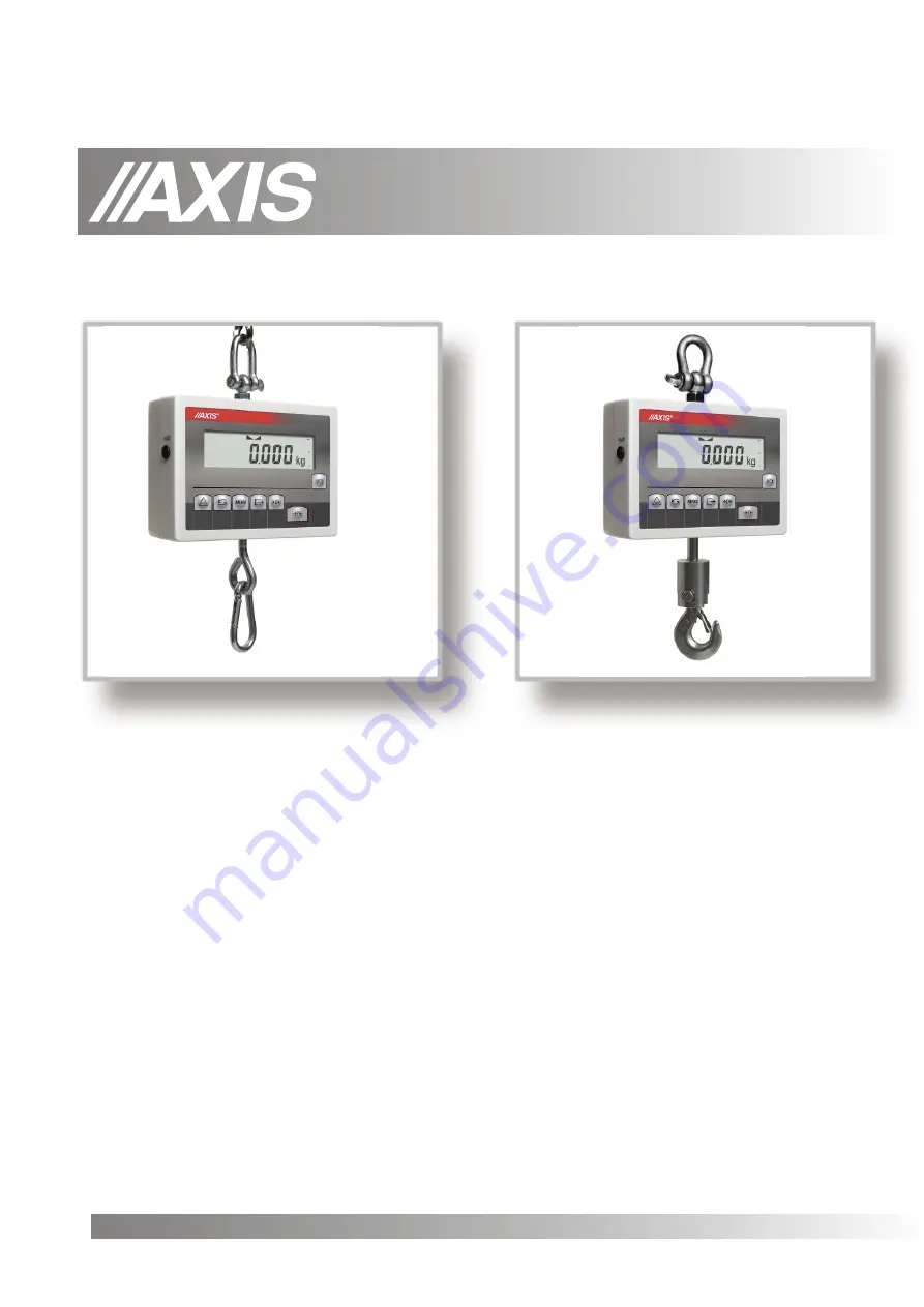 Axis BD/S series User Manual Download Page 1