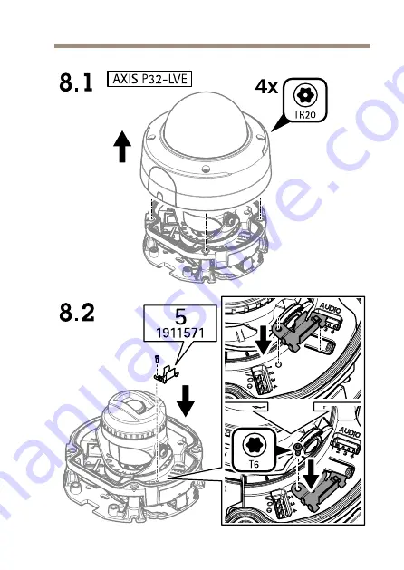 Axis Dome Intrusion Switch C Installation Manual Download Page 23