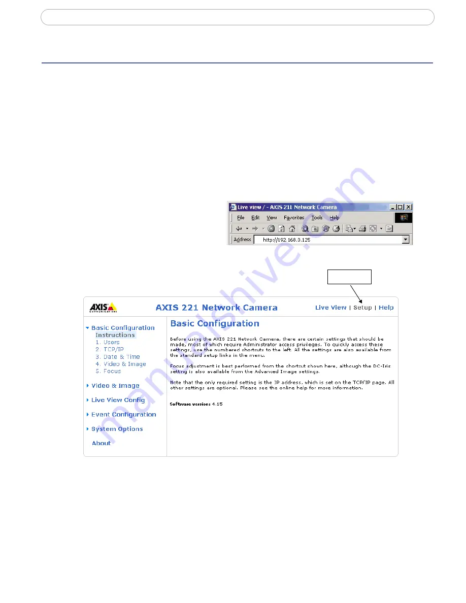 Axis Network Camera AXIS 221 User Manual Download Page 12