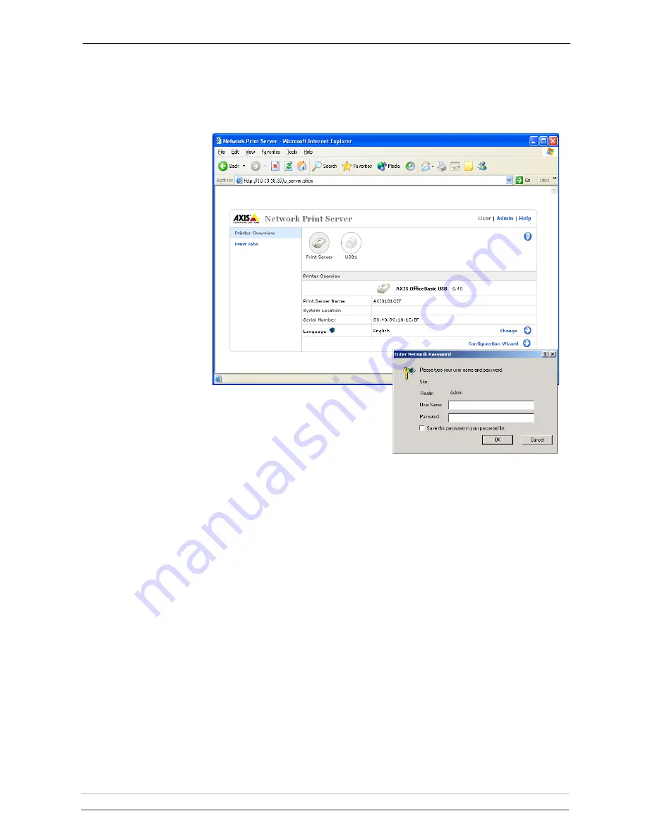 Axis OfficeBasic Parallel User Manual Download Page 43