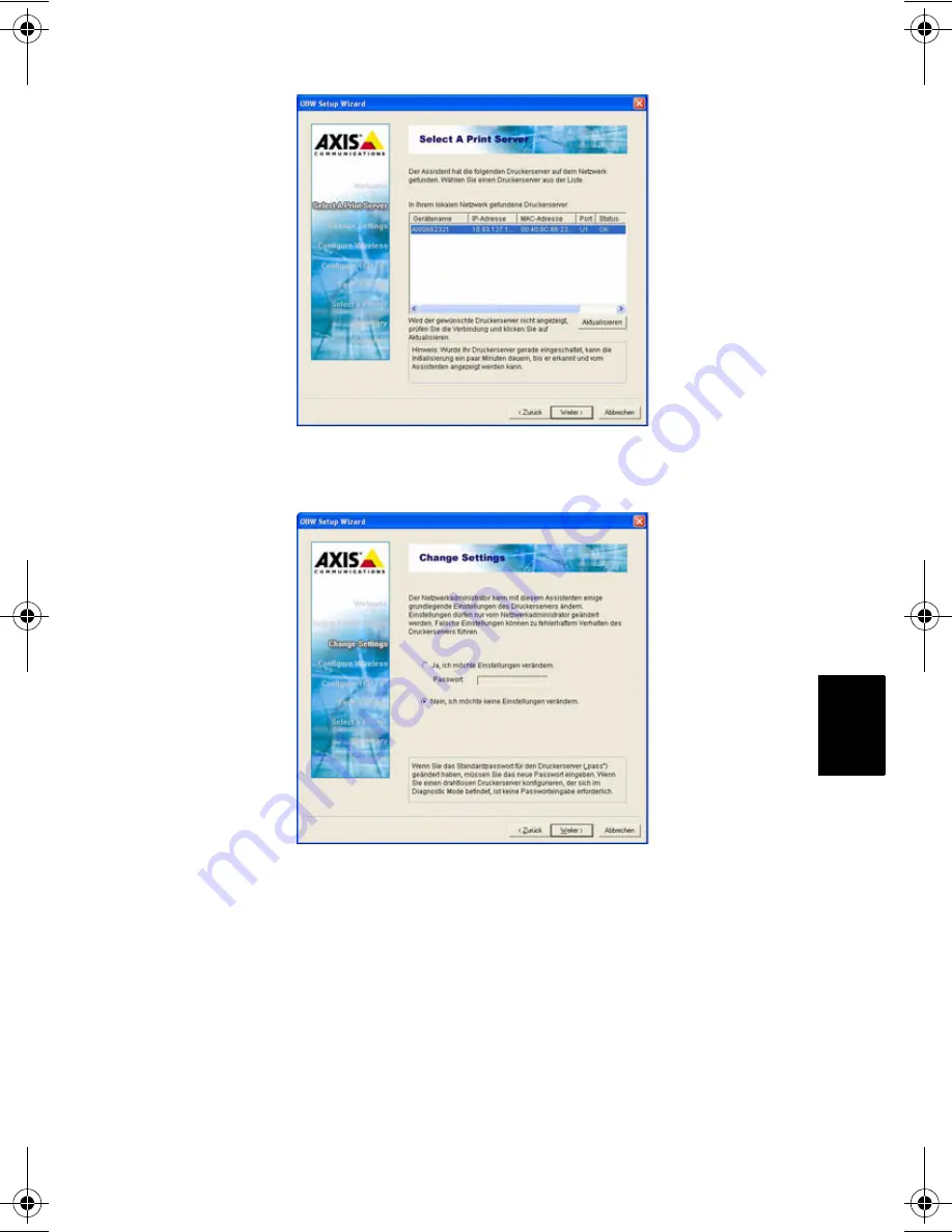 Axis OfficeBasic USB Wireless G Installation Manual Download Page 37