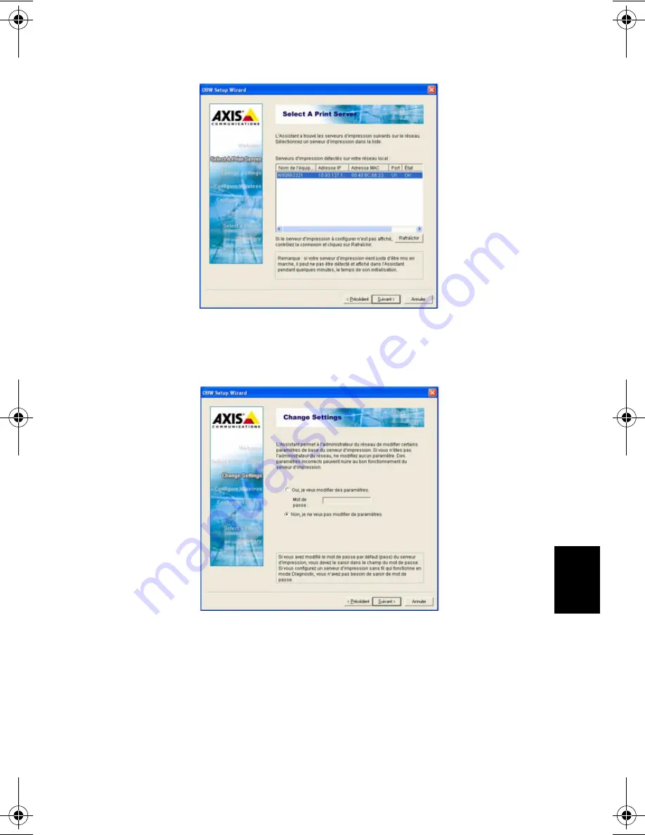 Axis OfficeBasic USB Wireless G Installation Manual Download Page 61