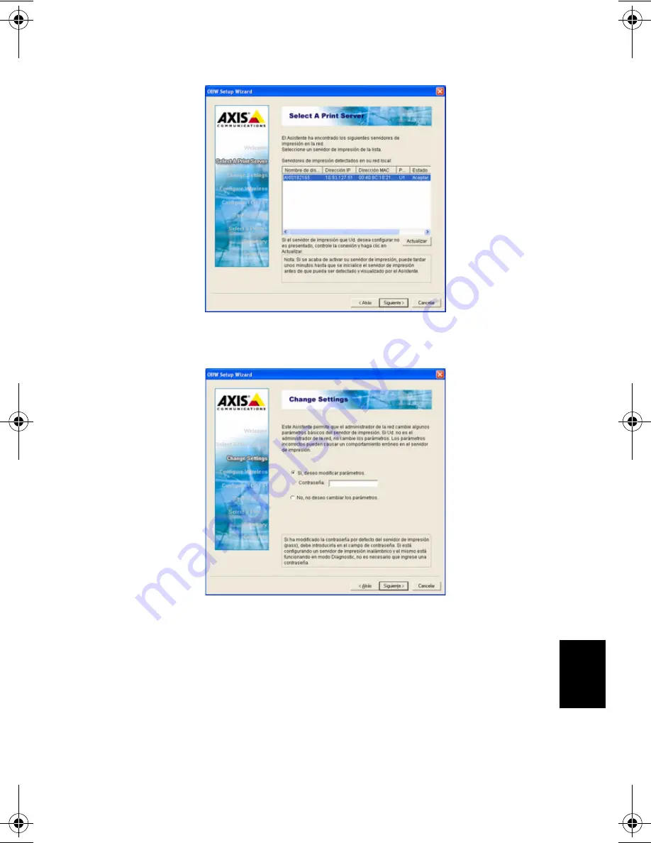 Axis OfficeBasic USB Wireless G Installation Manual Download Page 85