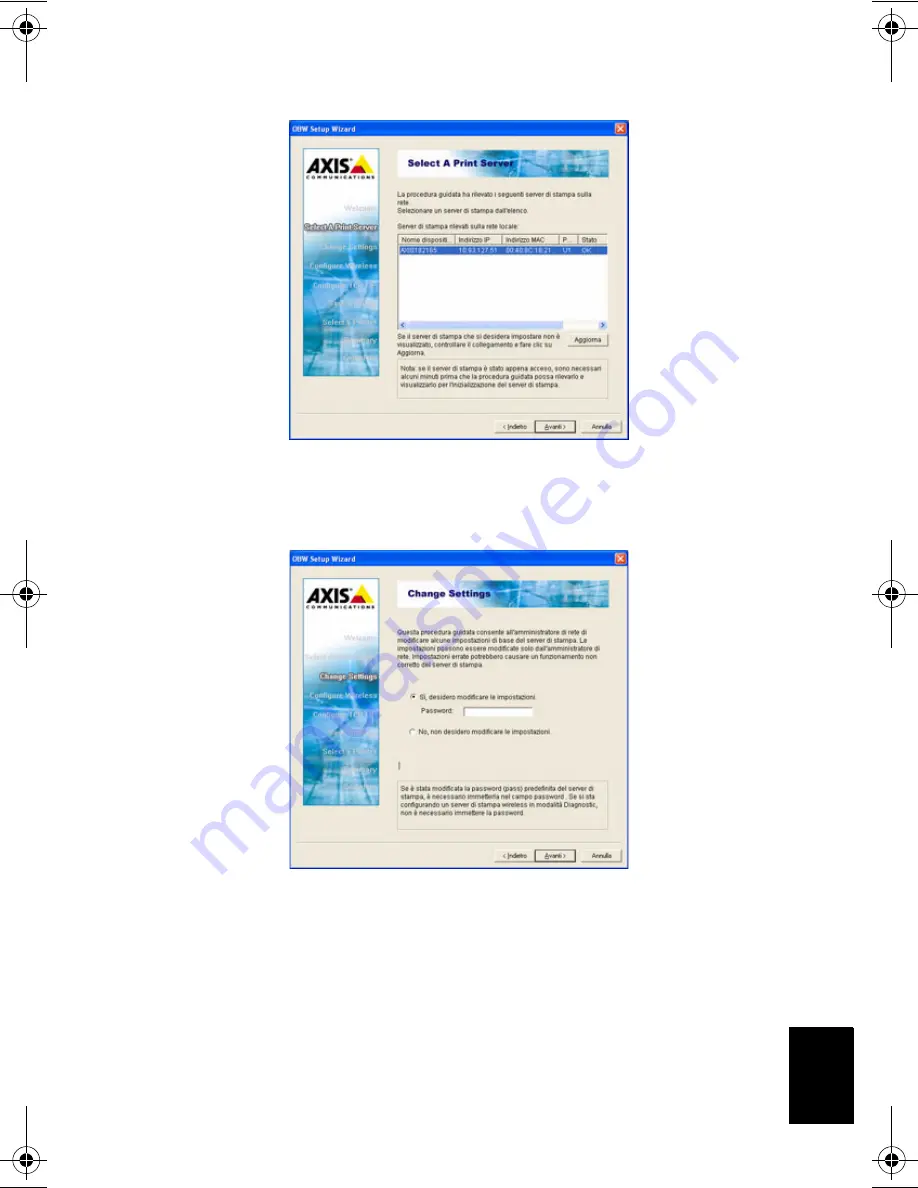 Axis OfficeBasic USB Wireless G Installation Manual Download Page 109