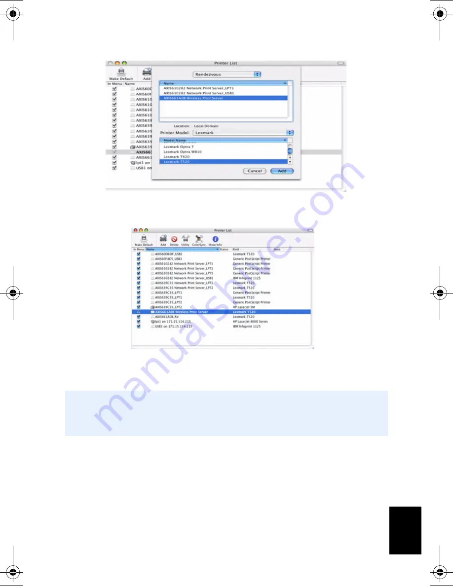 Axis OfficeBasic USB Wireless G Installation Manual Download Page 117