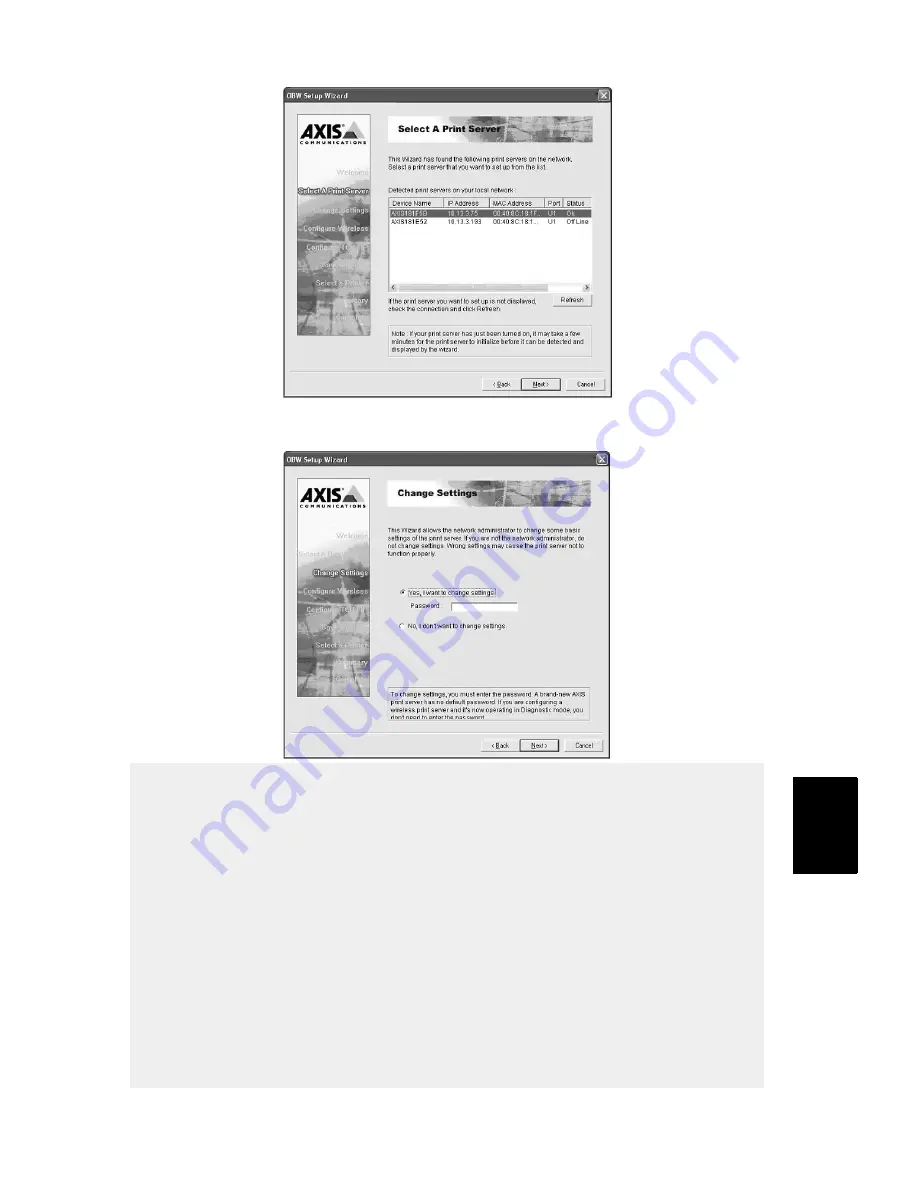 Axis OfficeBasic USB Wireless User Manual Download Page 56