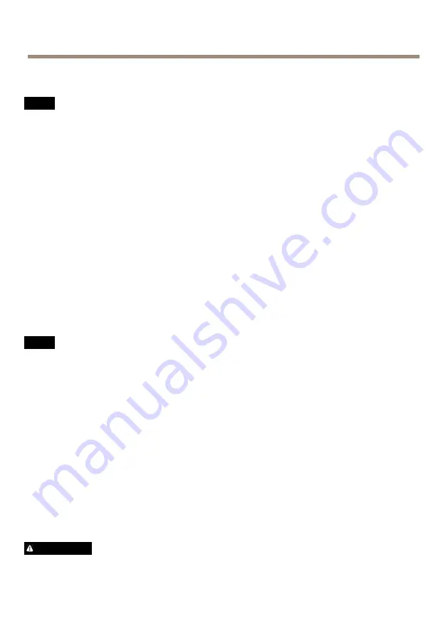 Axis P3364-VE Installation Manual Download Page 98