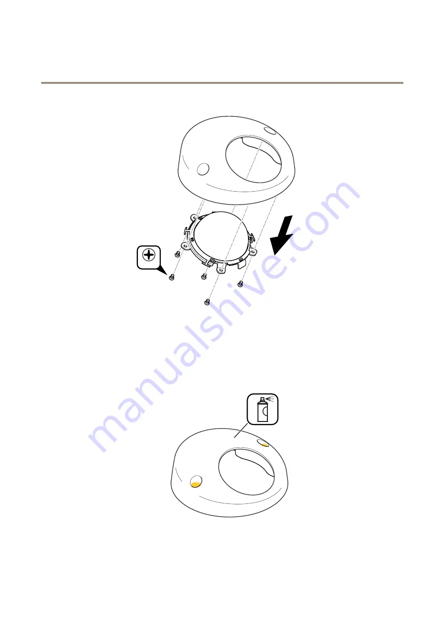 Axis P3925-R Repainting Instructions Download Page 4