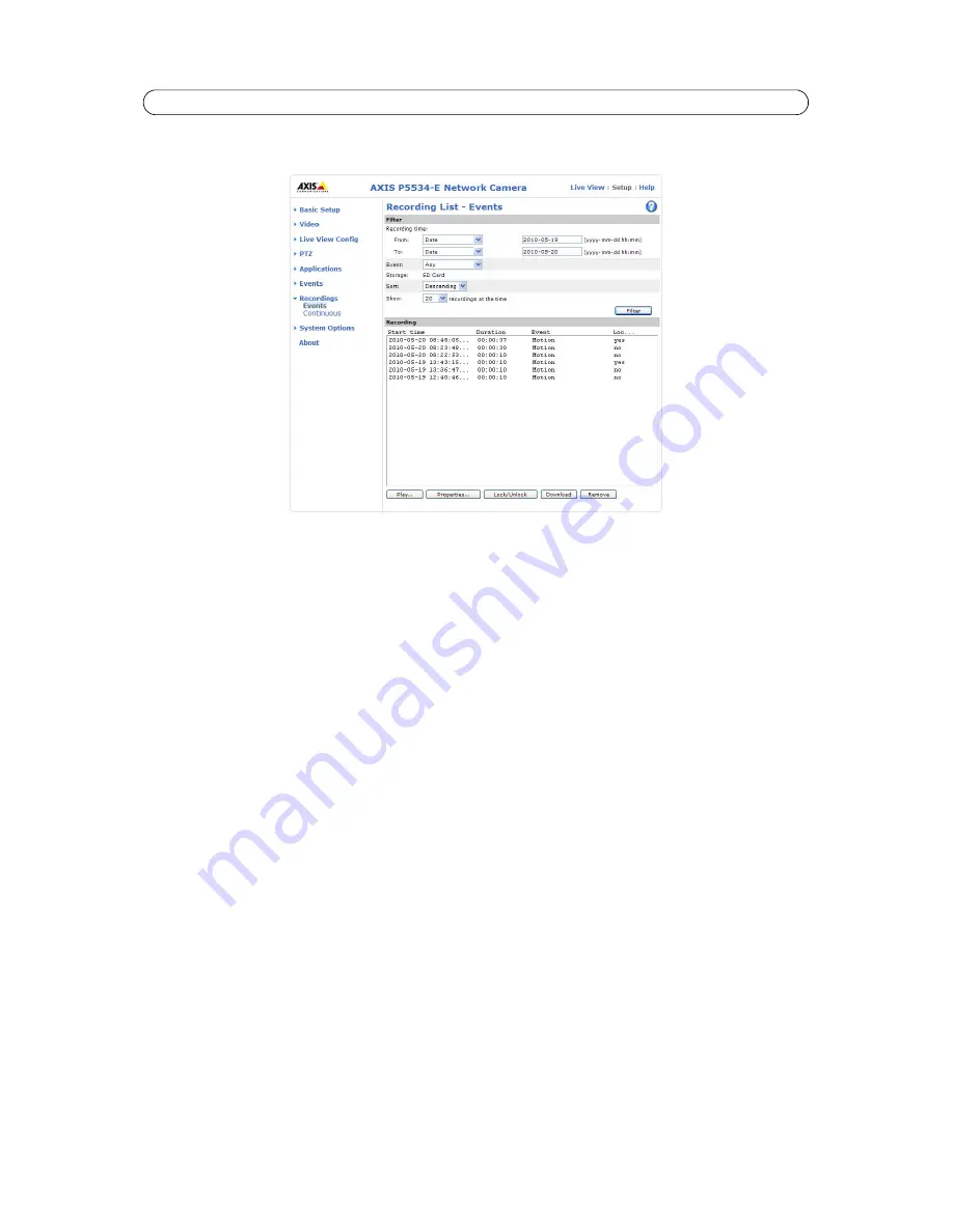 Axis P5534-E User Manual Download Page 28