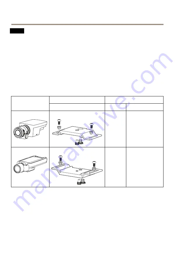 Axis T92E series Installation Manual Download Page 14