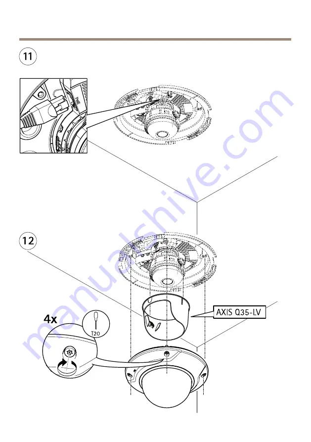 Axis T94K02L Installation Manual Download Page 10