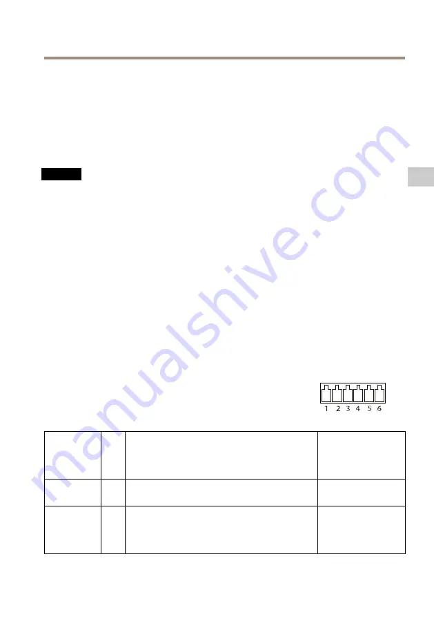 Axis T99A12 Installation Manual Download Page 73