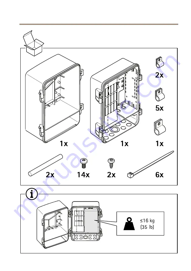 Axis TQ1808-VE Installation Manual Download Page 3