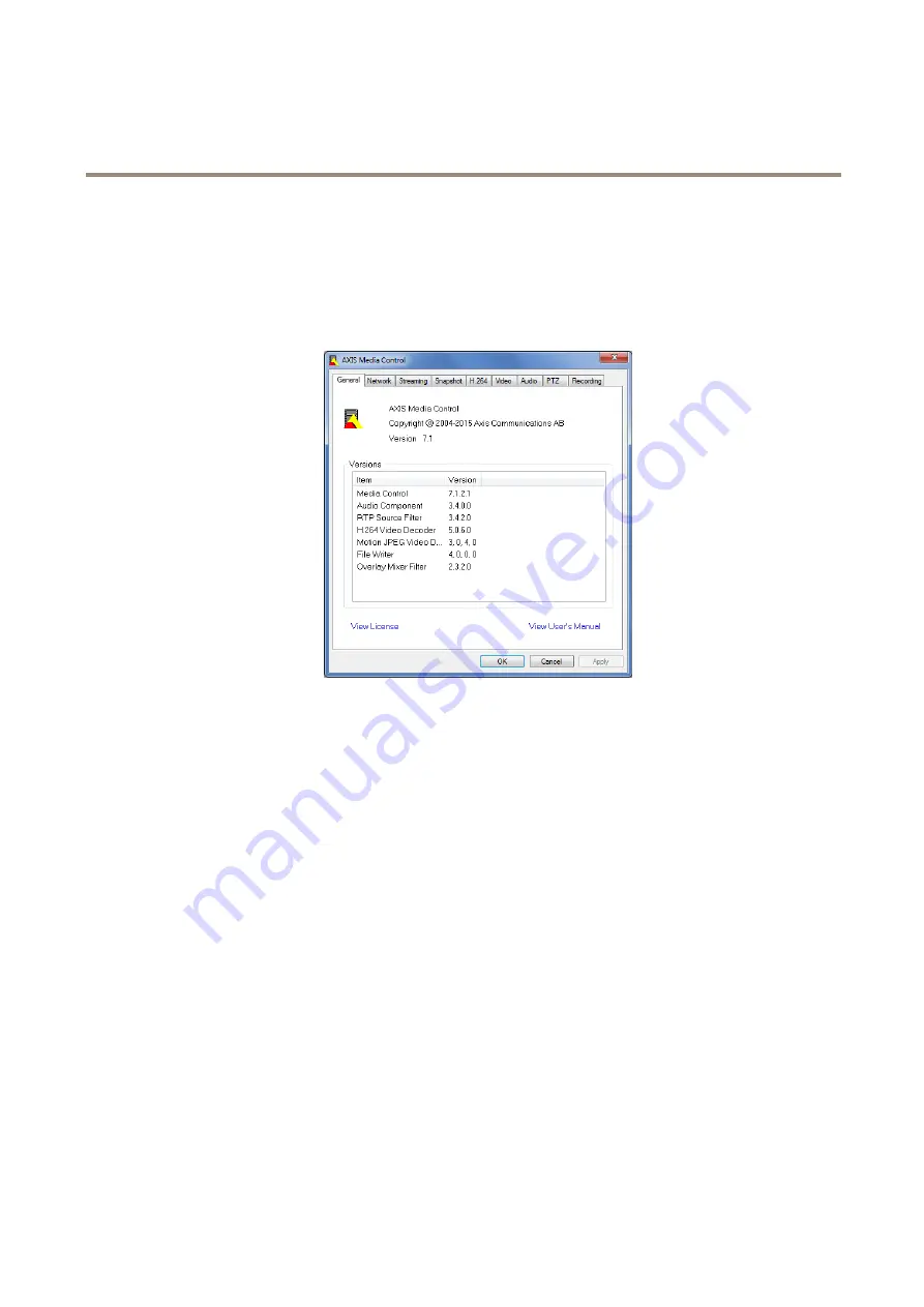 Axis XF60-Q1765 User Manual Download Page 12