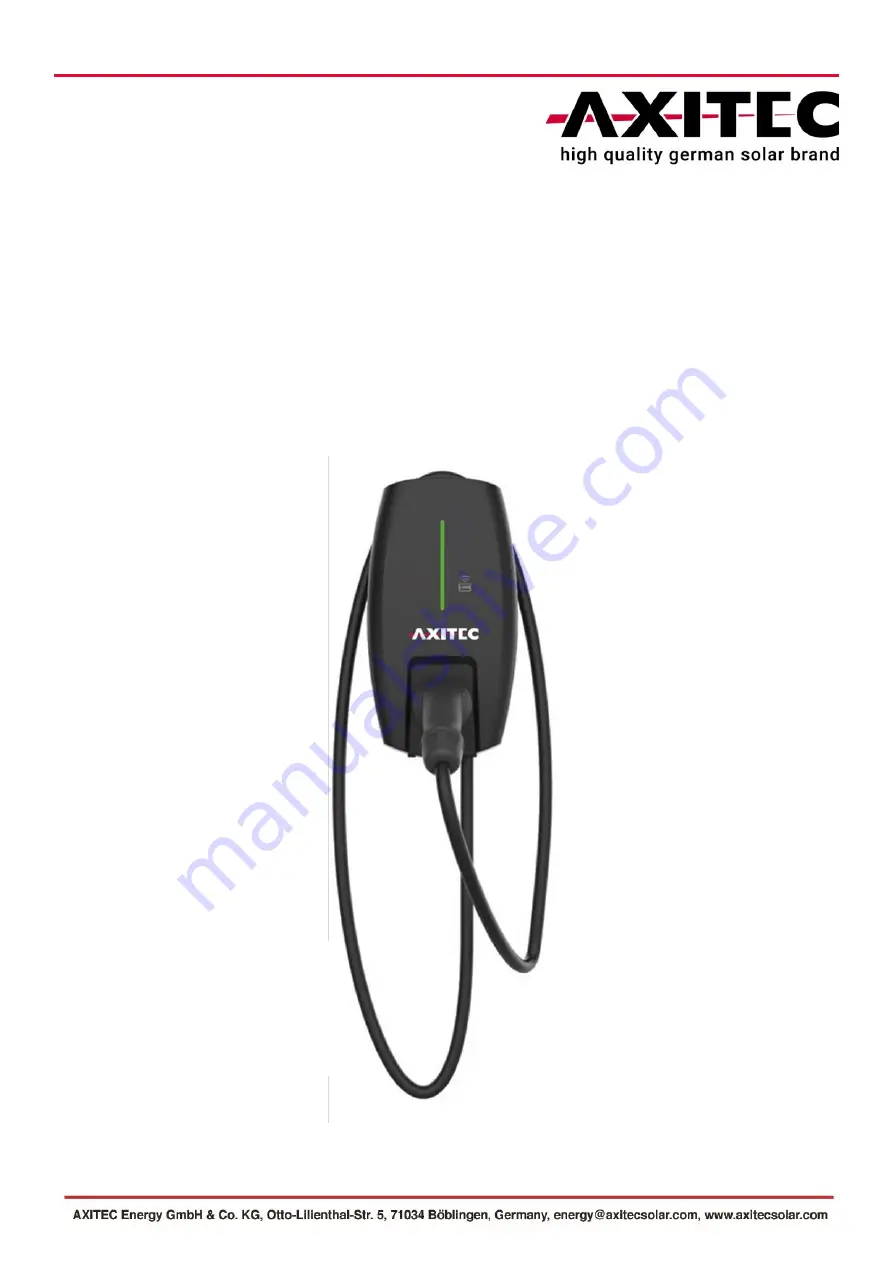 AXITEC AXIbox 11K Installation And Operation Manual Download Page 1