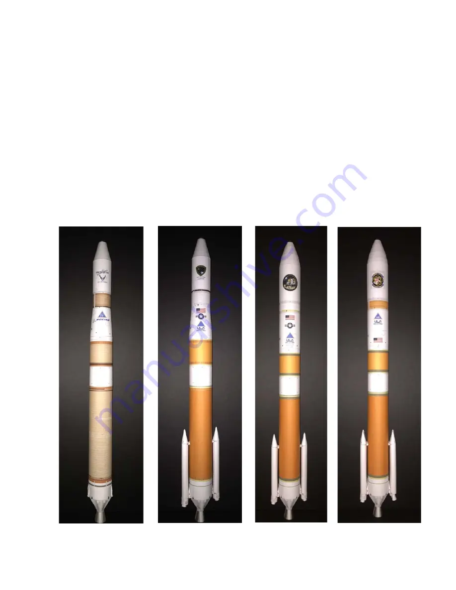 AXM Paper Space Scale Models Delta IV Medium Instruction Manual Download Page 2