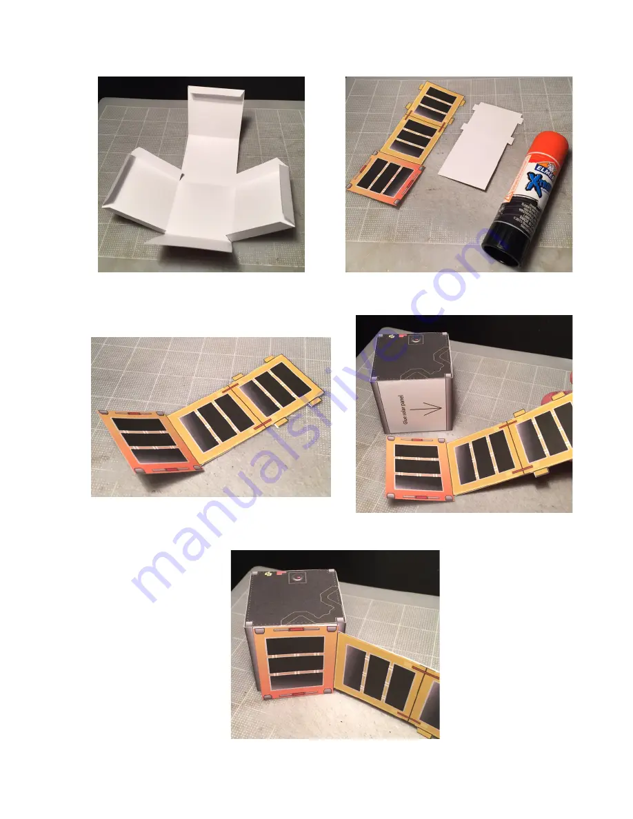 AXM Paper Space Scale Models IRVINE 01 CubeSat Instruction Manual Download Page 3