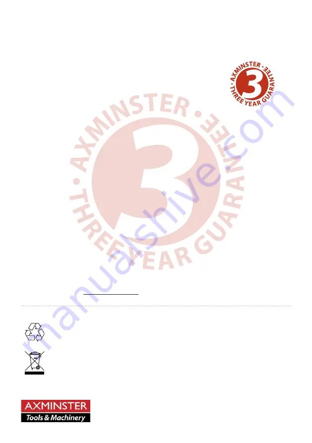 Axminster Craft 105110 Original Instructions Manual Download Page 16