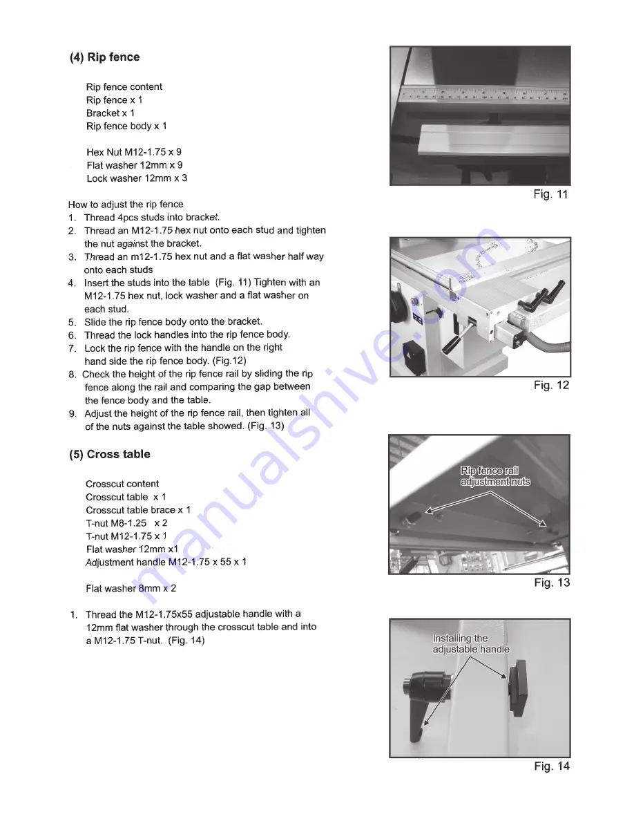 Axminster Trade AT254PS16 Manual Download Page 11