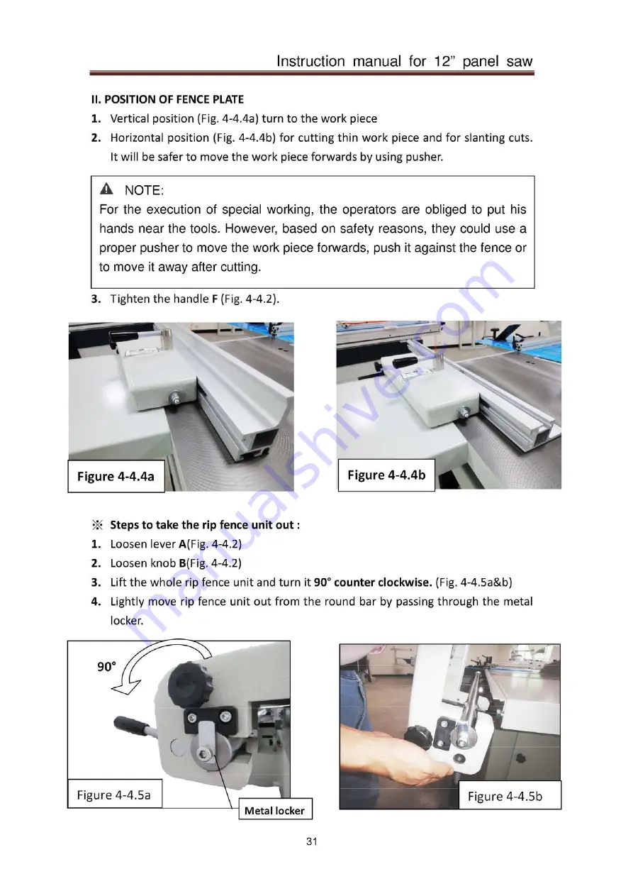 Axminster Trade AT305PS Original Instructions Manual Download Page 34