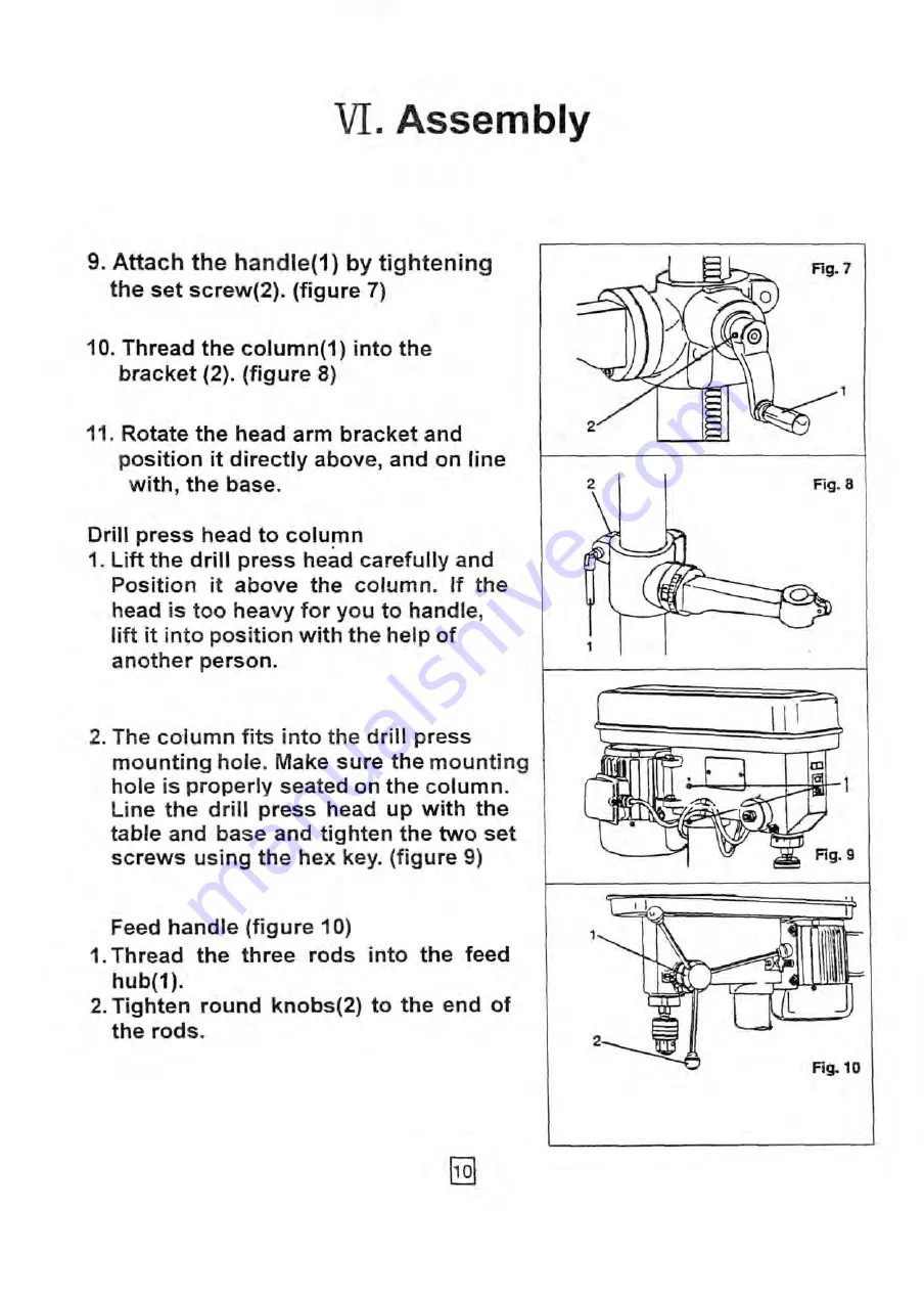 Axminster Trade AT800RD Quick Start Manual Download Page 11