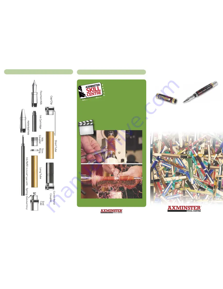 Axminster Empress Pen Kits Instructions Download Page 1