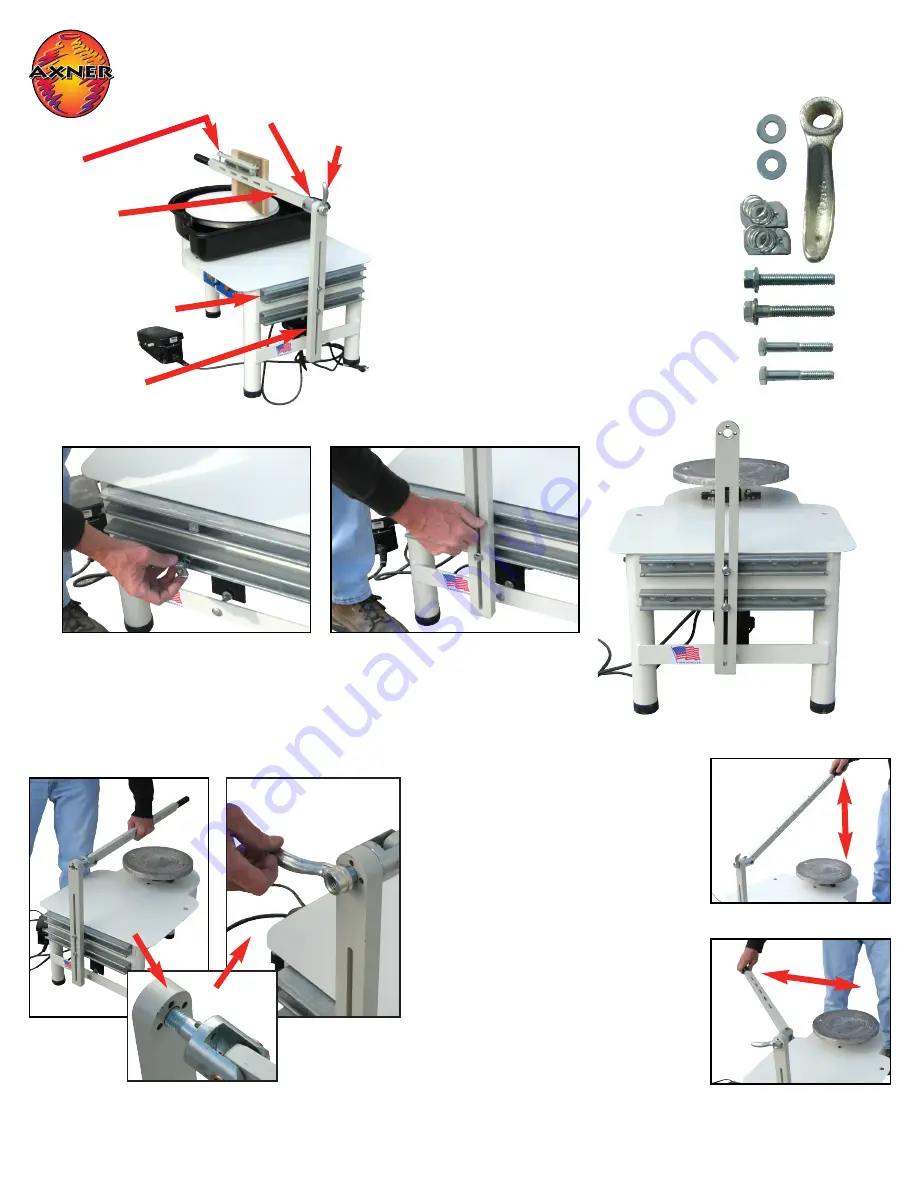 AXNER Power Arm Assembly Instructions Download Page 1