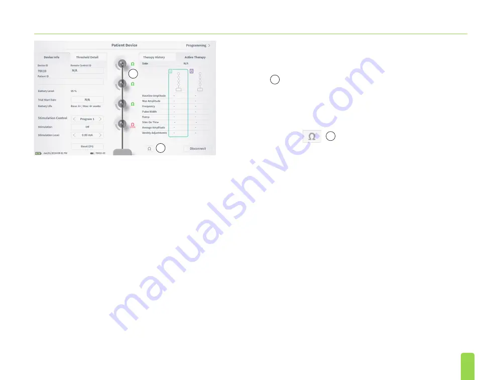 Axonics SNM System 2501 Programmer'S Manual Download Page 43