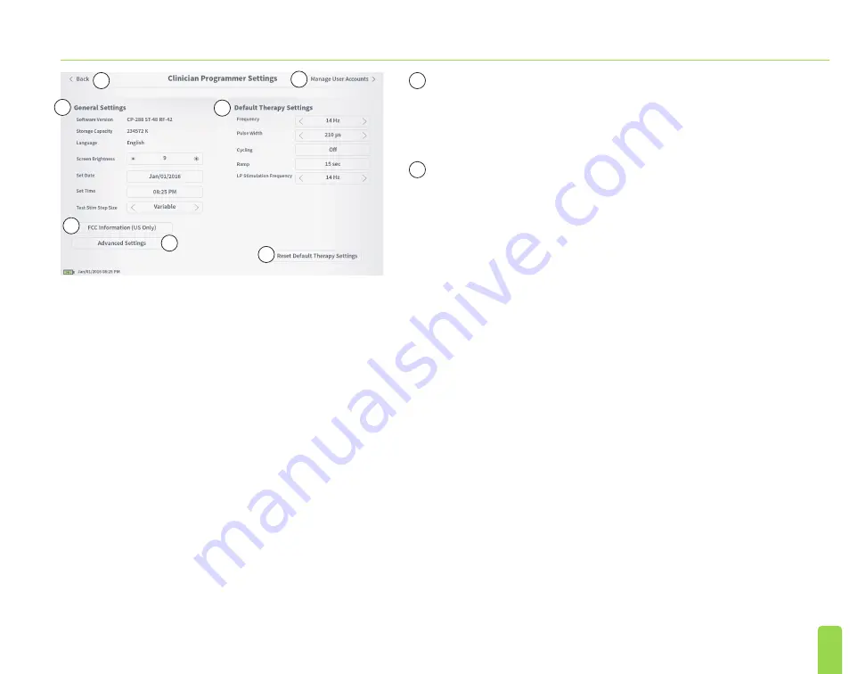 Axonics SNM System 2501 Programmer'S Manual Download Page 61