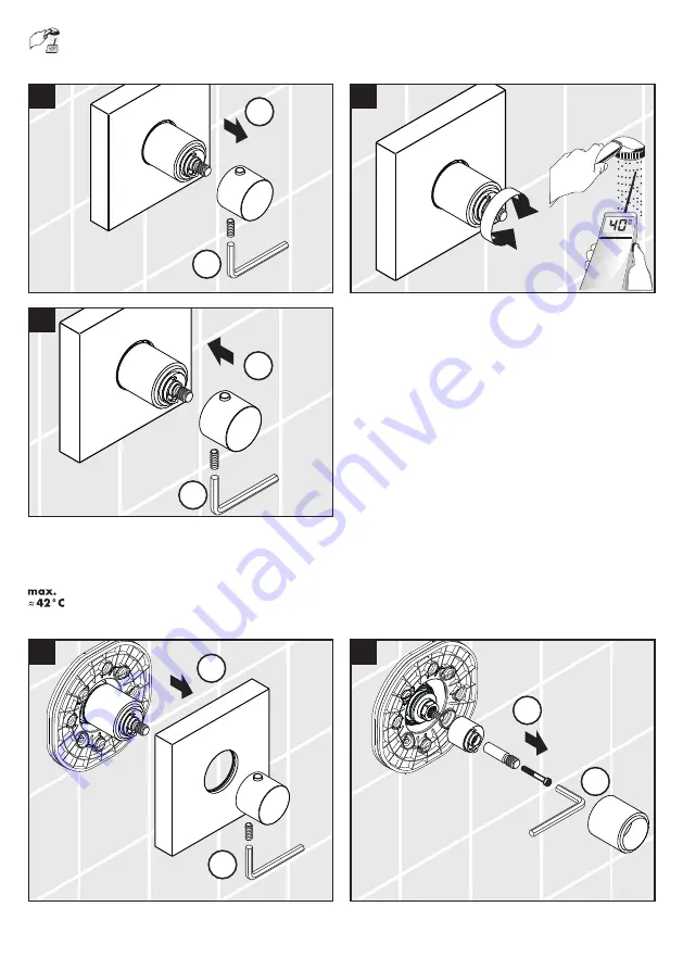 Axor Citterio E 36704007 Instructions For Use/Assembly Instructions Download Page 10