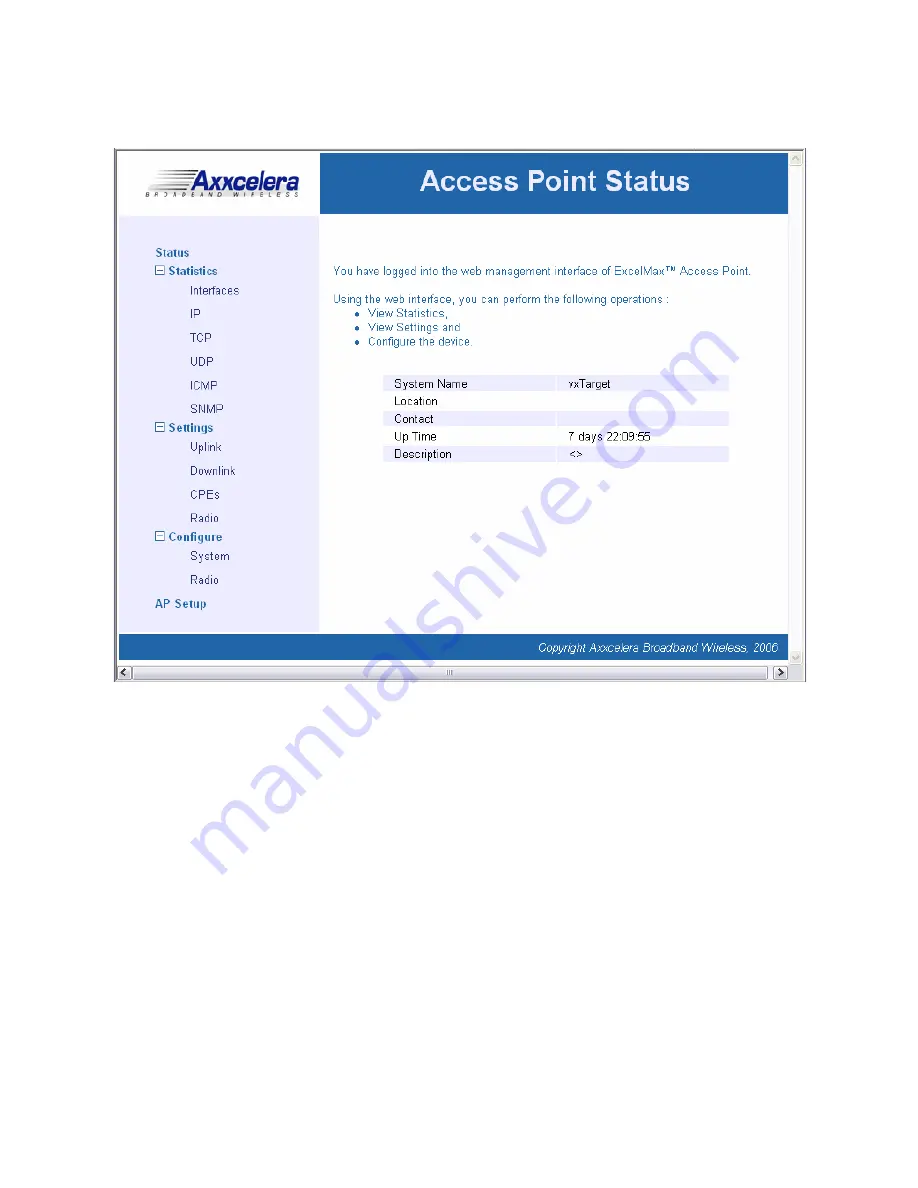 Axxcelera Broadband Wireless AB-MAX Installation And Maintenance Manual Download Page 33