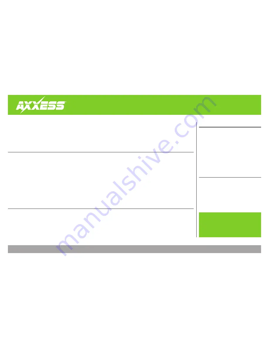 Axxess AX-LR902 Installation Instructions Manual Download Page 1