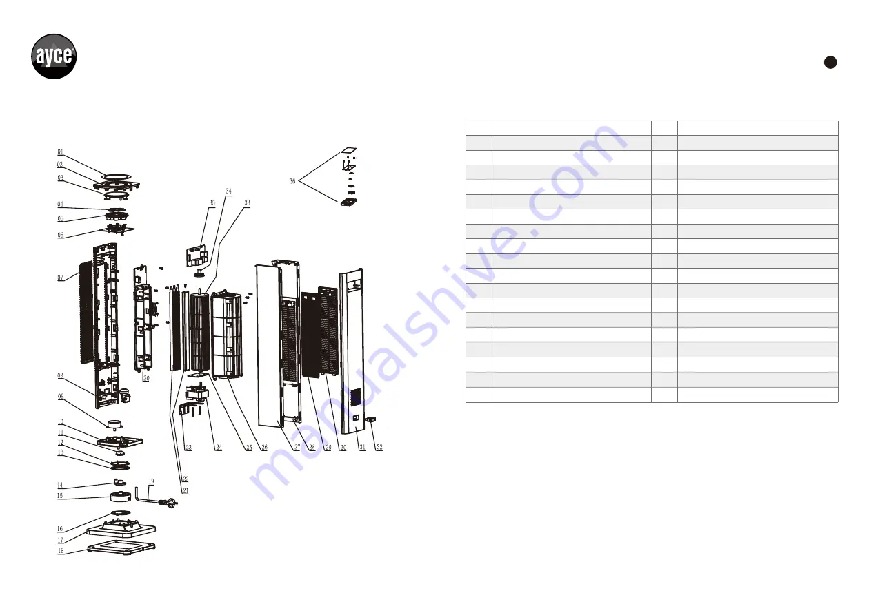 Ayce 7613164532091 Original Instructions Manual Download Page 9