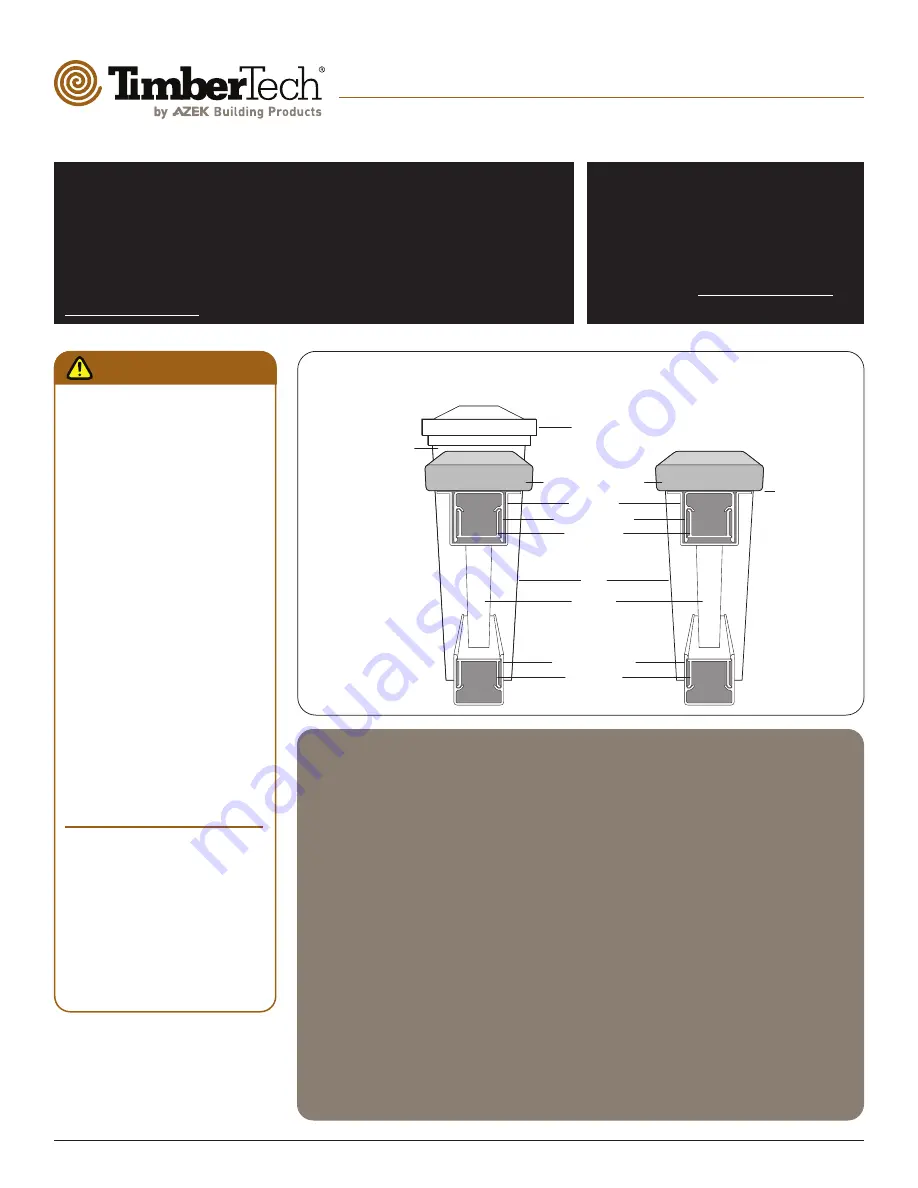 AZEK TimberTech Impression Rail Express 6 Installation Manual Download Page 4