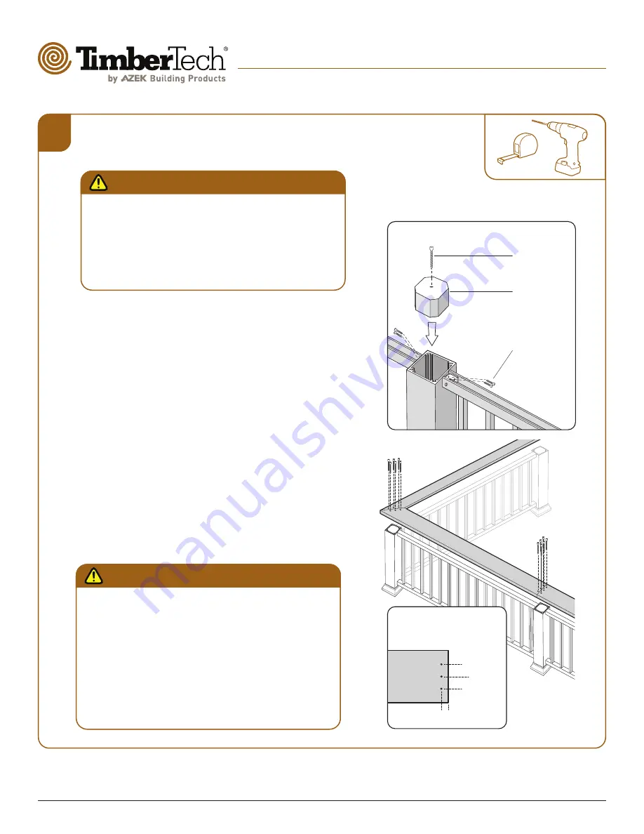 AZEK TimberTech Impression Rail Express 6 Installation Manual Download Page 6