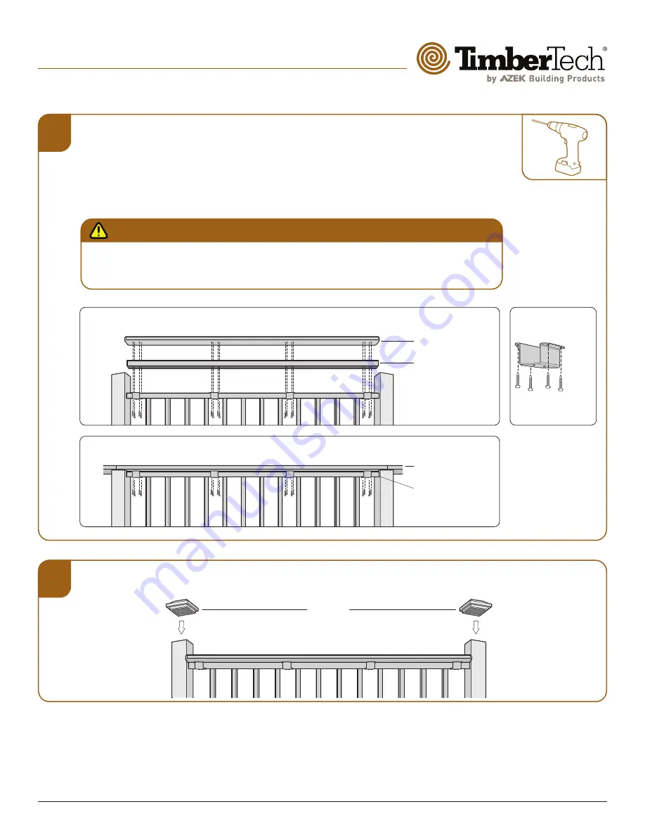 AZEK TimberTech Impression Rail Express 6 Installation Manual Download Page 7