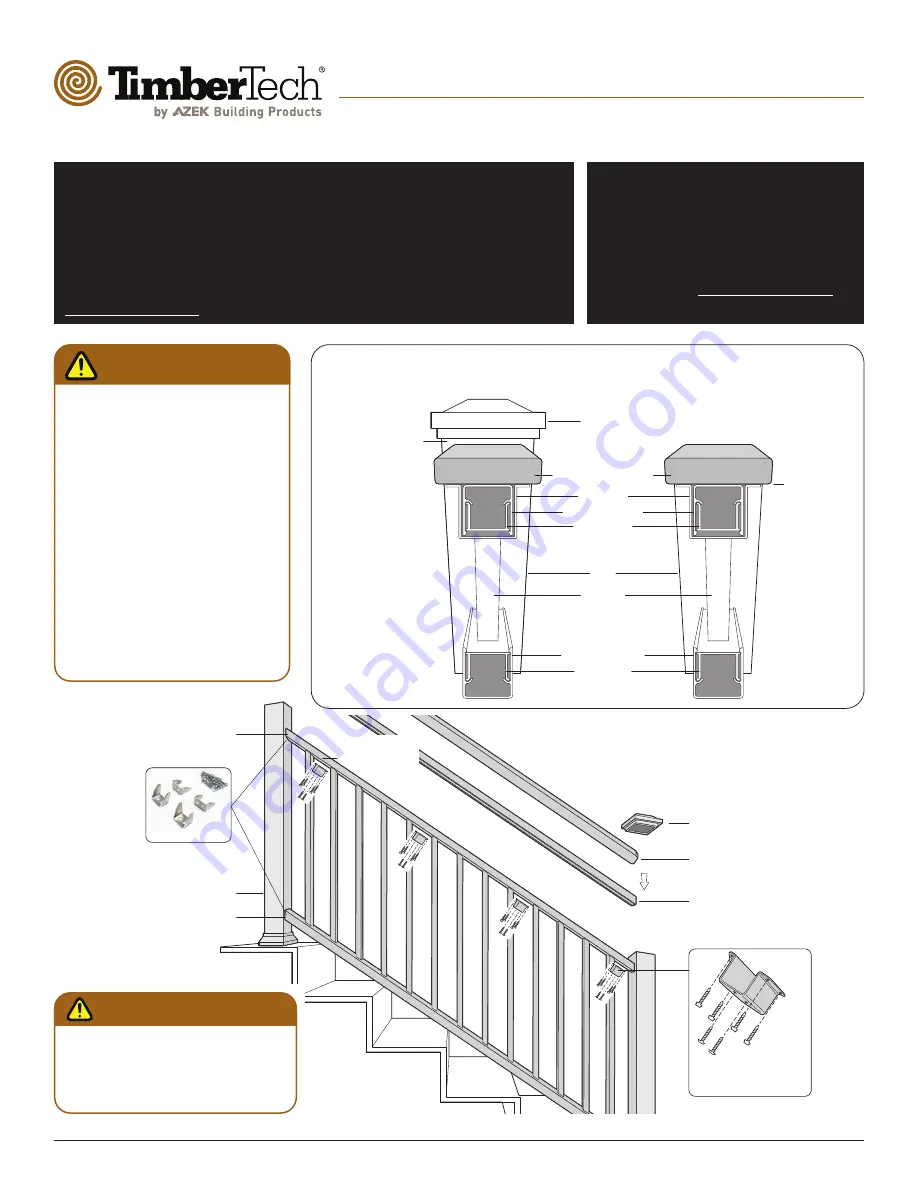 AZEK TimberTech Impression Rail Express 6 Скачать руководство пользователя страница 8