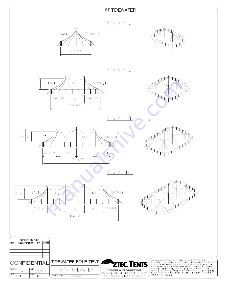 Aztec Tents Tidewater Sailcloth Tents Product Manual Download Page 33