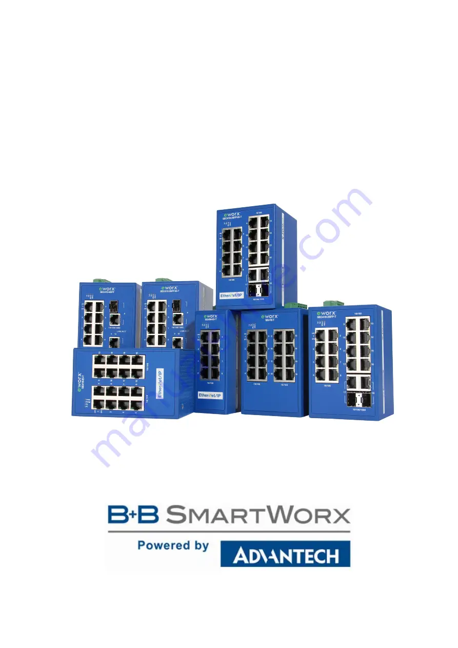 B+B SmartWorx SE400 Series User Manual Download Page 1